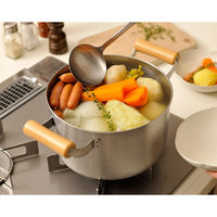 和平フレイズ 千歳 木柄深型両手鍋22cm CS-003 1個（直送品）