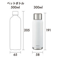 和平フレイズ イミオ スリムボトル300ml(ホワイト) IM-0007 1個（直送品）