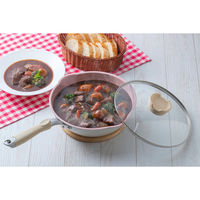 和平フレイズ 魅せるフライパン ガラス蓋付ディープパン24cm MB-1596 1個（直送品）