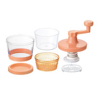 和平フレイズ カラフルスマイル 回転大根おろし器(水切容器付) ME-7259 1個