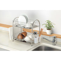 和平フレイズ プロンジュ ステンレス2段水切りかご MG-0408 1個
