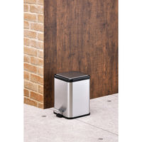 和平フレイズ マイトラッシュ2 ステンレス角型ペダルペール6L MJ-0669 1個