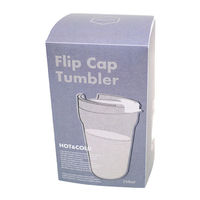 グローバルアロー ロッコ フリップキャップタンブラー350ml K04-8335 ROCCO Flip Cap Tumbler BL　1個（直送品）