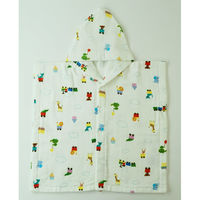 内野 アッコトト　accototo 内野　前あきポンチョ　(約)身長約85～90cm ホワイト　白 RM53026B W 1枚（直送品）