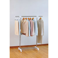 和平フレイズ マイラック 室内用シンプルハンガー(太パイプ) MM-9639 1セット(4個入)