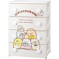 アイリスオーヤマ チェスト 4段 完成品 タンス 収納ケース 子供用家具 日本製 収納 衣類 チェスト NHG-T554 すみっコぐらし 1台（直送品）