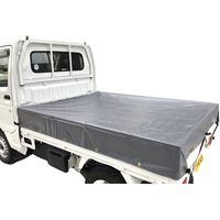 コマガタ ターポリン軽トラックシート1.8×2.1　＃3500 1.8×2.1ｍ　＃3500　SLV 1セット(3枚入)（直送品）