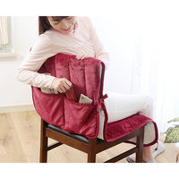 ガマカ工業 アルミシート入りチェアカバー同色2枚組 ワイン a3561510 1セット(2枚入)（直送品）