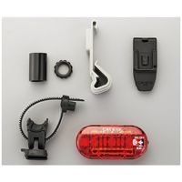 日本緑十字社 ヘルメット用点滅灯(溝付き・溝なし兼用タイプ) STTー6511 36×75×21.9mm 241073 1個（直送品）