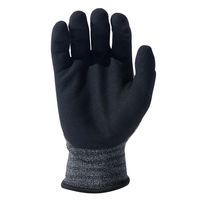 カヴァーワーク 13G天然ゴム背抜き手袋 3双組 ブラック Lサイズ 311103 3P BK L 1セット(5組)（直送品）