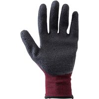 CUC DiVaiZ 天然ゴム発泡カバーリング手袋 赤黒杢 Sサイズ 2030AZー163ーS 1セット(12双)（直送品）