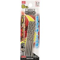 藤原産業 SK11 鉄工用月光ドリル 5本入 3.2mm FSSGP5P3.2 1セット(3組)（直送品）