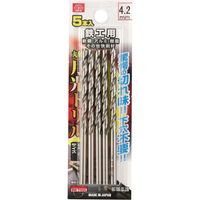 藤原産業 SK11 鉄工用月光ドリル 5本入 4.2mm FSSGP5P4.2 1セット(2組)（直送品）