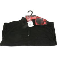 藤原産業 SK11 蓄熱裏起毛 ハーフジップ ブラック Mサイズ 721111BLKーM 1セット(3枚)（直送品）