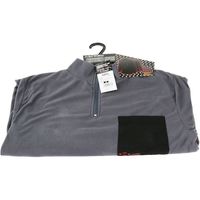 藤原産業 SK11 フルボーダー ハーフジップ チャコールグレー Mサイズ 720931CHGーM 1セット(2枚)（直送品）