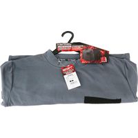 藤原産業 SK11 蓄熱裏起毛 ミドルネック チャコールグレー Mサイズ 721031CHGーM 1セット(3枚)（直送品）