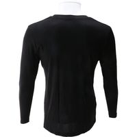 藤原産業 SK11 バンブ― 長袖丸首シャツ ブラック LLサイズ 523213BKーLL 1セット(2枚)（直送品）