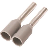 PANDUIT CTー1000用絶縁付きフェルール端子 グレー 500個入り FSD76ー8ーDSL8 1袋(500個)（直送品）