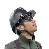 藤原産業 TOYO メタリックマットヘルメット NO.391FSMMBK 1個（直送品）