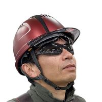 藤原産業 TOYO メタリックマットヘルメット NO.391FSMMRD 1個（直送品）