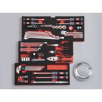 KTC 66点組 9.5SQ 自動車・二輪整備用 スタンダードセット ツールチェスト マッドグレー 2025SKセール SK36626XMG（直送品）