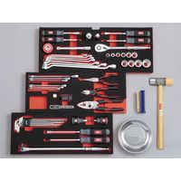 KTC 60点組 12.7SQ 自動車・二輪整備用 スタンダードセット ツールチェスト レッド 【2025年SKセール】 SK46026XR（直送品）