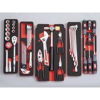 KTC 52点組 12.7SQ 自動車・二輪整備用 スタンダードセット 両開きメタルケース レッド 【2025年SKセール】 SK45226（直送品）