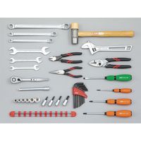 KTC 35点組 9.5SQ 一般機械整備用工具セット 片開きメタルケース シルバー 【2025年SKセール】 SK33526M 1セット（直送品）