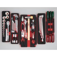 KTC 51点組 12.7SQ 一般機械整備用工具セット 両開きメタルケース シルバー 【2025年SKセール】 SK45126WZSM（直送品）