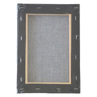 VIC ART ブラック包み張りキャンバス SM 028622 1枚（直送品）