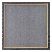 VIC ART ブラック包み張りキャンバス S10 028649 1枚（直送品）