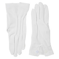 小野商事 礼装用手袋 白 ホック付き 東レ ナイロン使用 LLサイズ 5双入 AG616 AG616LL 1袋(5双入)（直送品）