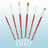 ターレンス ジャパン ヴァンゴッホ ビジュアル筆 6本セットB GWVー6Bセット ナイロン羊毛混 473008 1個（直送品）