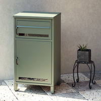 MOJYU ジョエレ 宅配ボックス付ポスト エバーグリーン 1台（直送品）