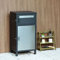 MOJYU エリア 宅配ボックス付ポスト ディムグレー 1台（直送品）