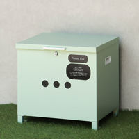 MOJYU リンダ ベンチ収納宅配ボックス セージグリーン 1台（直送品）