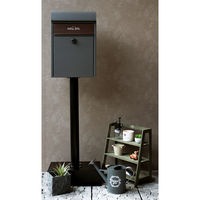 MOJYU ジルダ スタンドポスト グレー 1台（直送品）