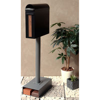 MOJYU スパーノ スタンドポスト ブラック 1台（直送品）