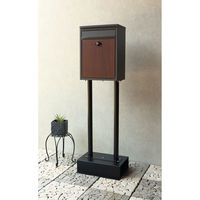 MOJYU シャノン スタンドポスト ダークグレー 1台（直送品）