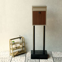 MOJYU シャノン スタンドポスト ミルクティーベージュ 1台（直送品）