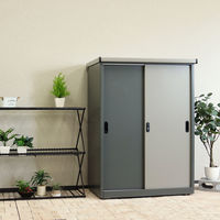 MOJYU 物置 アーヴェ ラージ スレートグレー/パールグレー SED-006 1台（直送品）