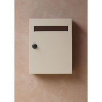 MOJYU エンツォ 壁掛けポスト グレージュ 1台（直送品）