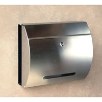 MOJYU マウロ 壁掛けポスト ステンレス 1台（直送品）