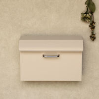 MOJYU ダフネ 壁掛けポスト クリーム 1台（直送品）