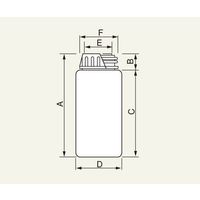 アズワン アイボーイ(フロロテクト) 広口 100本入 4-759-51 1箱(100本)（直送品）
