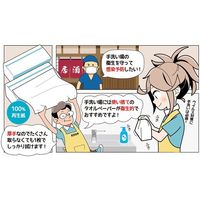 紺屋商事 タオルペーパー 中判 ふきふきペーパー 1箱(200枚×20袋) 00840009 1箱(4000枚) 64-9607-43（直送品）