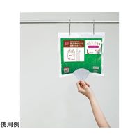 カウネット 吊り下げて使えるPE手袋 フィットタイプ L 100P 42862772 1袋(100枚) 64-9364-39（直送品）