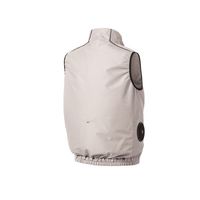 空調服 空調服(R) ベスト(横ファン)(ウェアのみ)/シルバー/LL KU92320K30S4 1着（直送品）