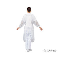 アズワン プロシェアエプロン(袖 ゴム付) 白 30枚入 7-6265-01 1箱(30枚)（直送品）