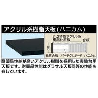 サカエ 軽量実験用作業台 ダークグレー(KHC/耐荷重350kg/特殊アクリル系樹脂天板/キャスター付) KHC-1890B 1台（直送品）